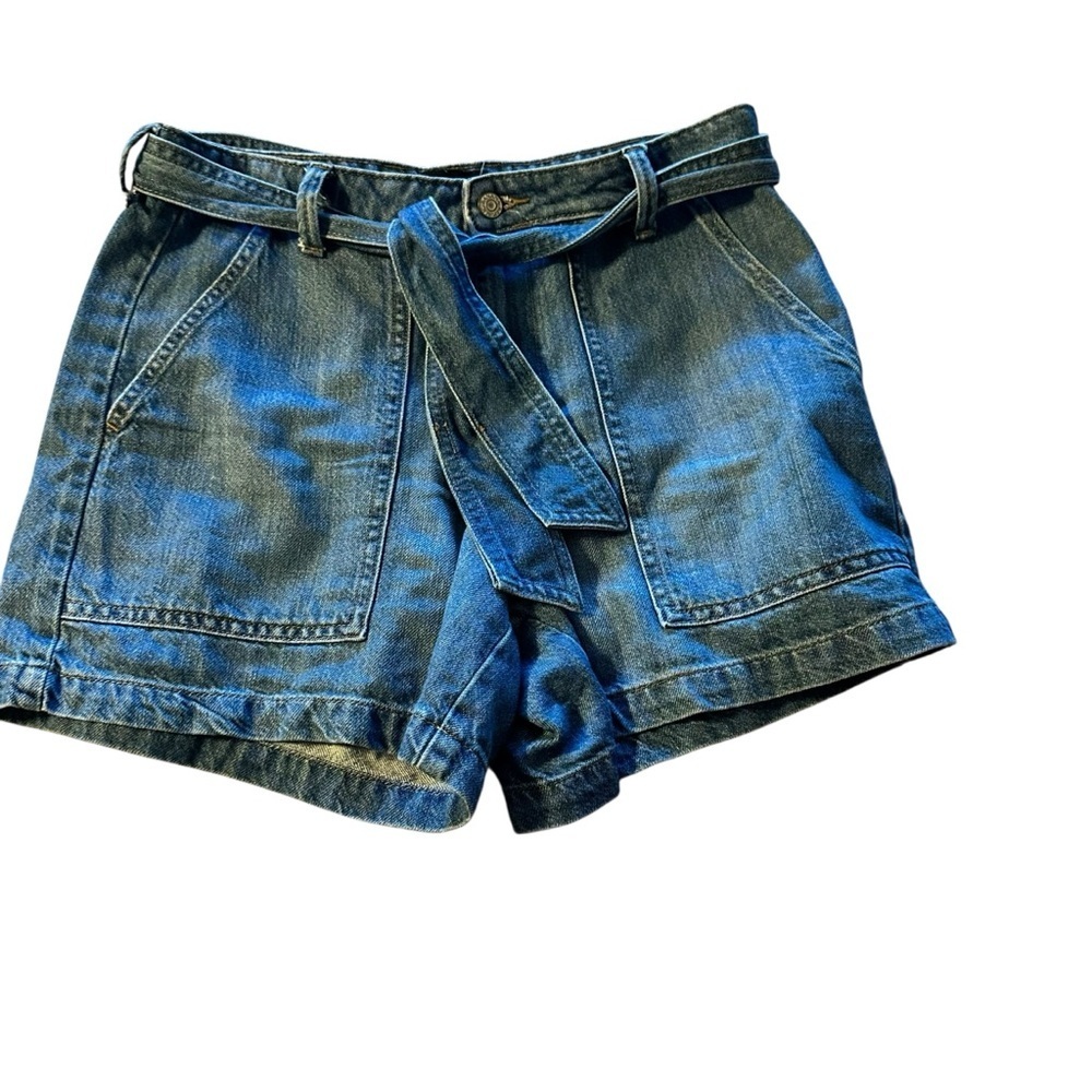 Banana Republic Blue Jean Shorts with Belt